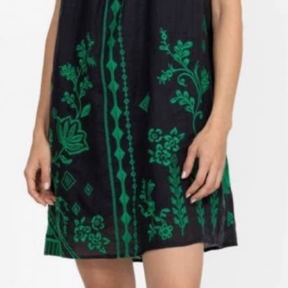 JOHNNY WAS Workshop Willow Petal Sleeve heavily embroidered Dress NWT - Picture 15 of 15